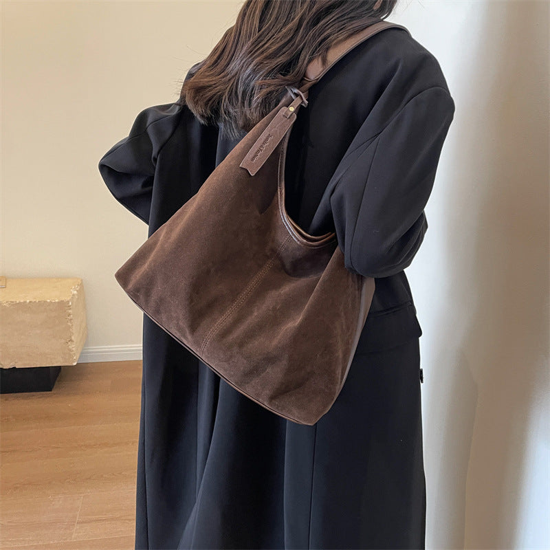 The Sora Suede Tote Bag