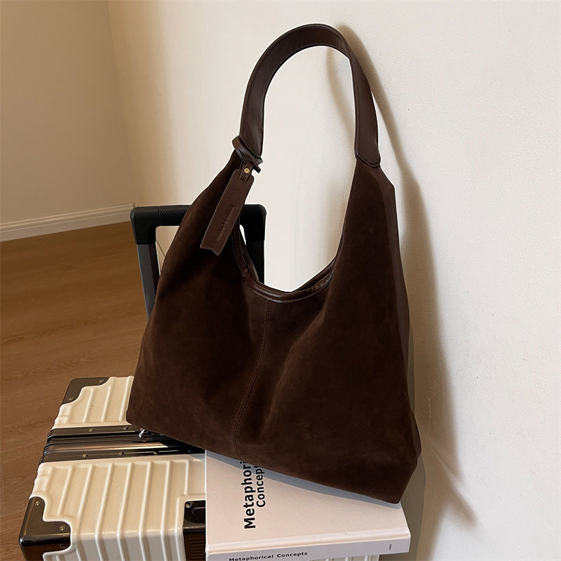 The Sora Suede Tote Bag