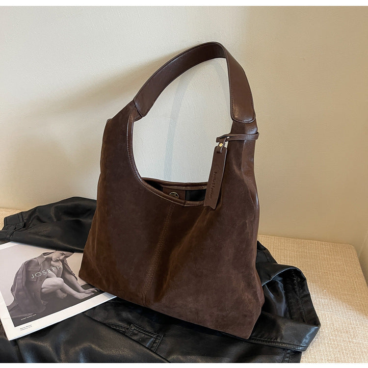 The Sora Suede Tote Bag