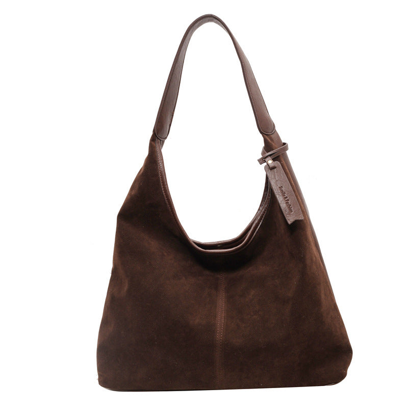 The Sora Suede Tote Bag