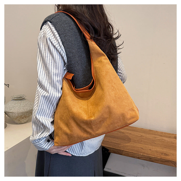 The Sora Suede Tote Bag