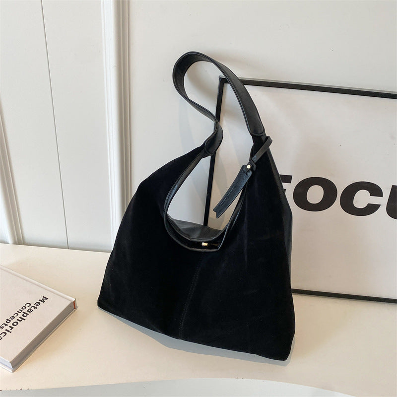 The Sora Suede Tote Bag