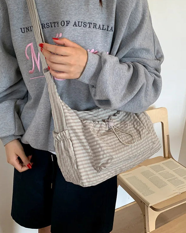 The Miro Check Tote Bag